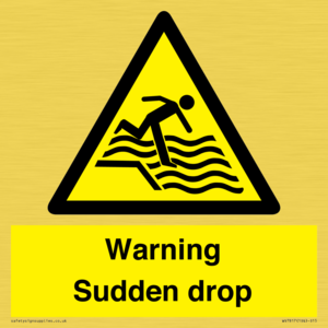 Warning Sudden drop